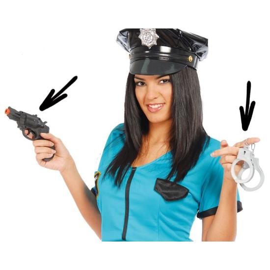Pistola para disfraces con Esposas Pistola para disfraces con Esposas