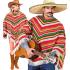 Poncho Mexicano de Algodón para Disfraz Unisex Tallla única Poncho Mexicano de Algodón para Disfraz Unisex Tallla única