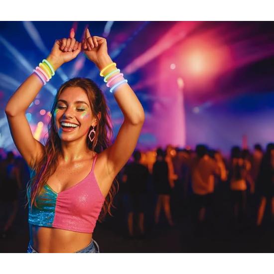 Pulseras de Luz Neón (50 pcs) Pulseras de Luz Neón (50 pcs)