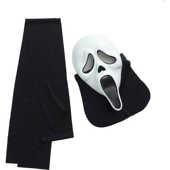 Scream - Disfraz de fantasma hombre, talla única  Oficial Scream - Disfraz de fantasma hombre, talla única  Oficial