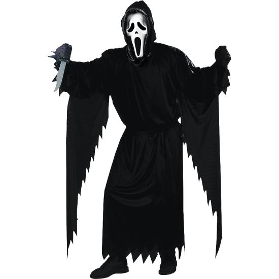 Scream - Disfraz de fantasma hombre, talla única  Oficial Scream - Disfraz de fantasma hombre, talla única  Oficial