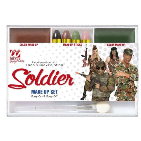 Set  Maquillaje Camuflaje Soldad@s Set  Maquillaje Camuflaje Soldad@s