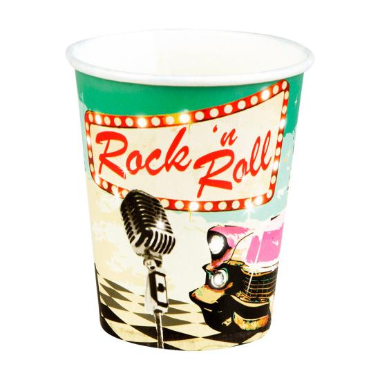 Set 6 Vasos Rock 'n Roll Grease Set 6 Vasos Rock 'n Roll Grease