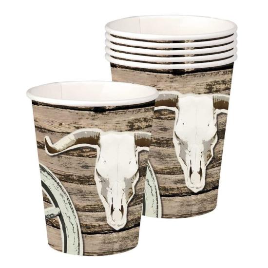 Set 6 Vasos Salvaje Oeste 25 cl Set 6 Vasos Salvaje Oeste 25 cl