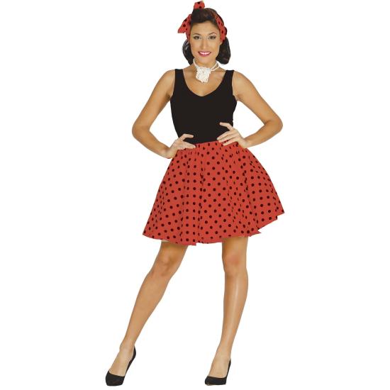 Set adulto Pin Up Falda Roja  talla 42-44 Set adulto Pin Up Falda Roja  talla 42-44