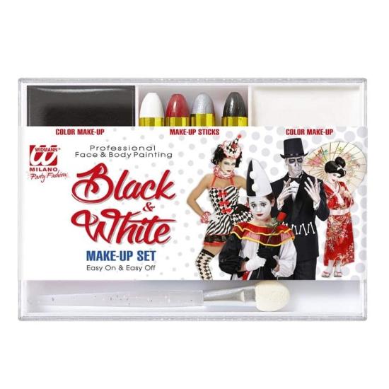 Set Maquillaje Blanco y Negro Set Maquillaje Blanco y Negro