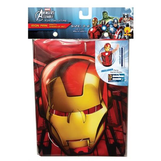 Set Party Super Heroes infantiles Iron Man Set Party Super Heroes infantiles Iron Man