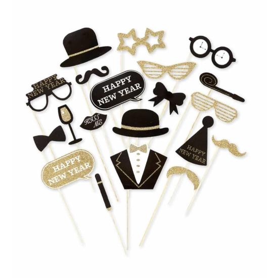 Set Photocall Fin de Año 20  pcs.* Set Photocall Fin de Año 20  pcs.*