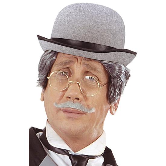 Sombrero Bombín Gris fieltro. Sombrero Bombín Gris fieltro.