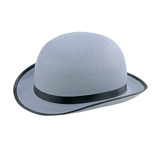 Sombrero Bombín Gris fieltro. Sombrero Bombín Gris fieltro.