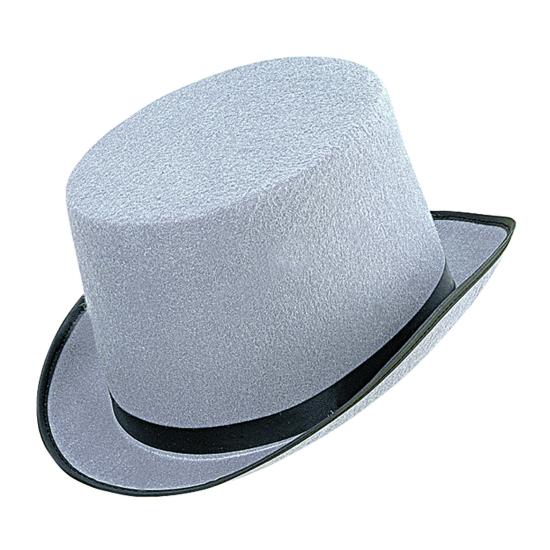 Sombrero Copa Gris fieltro Sombrero Copa Gris fieltro
