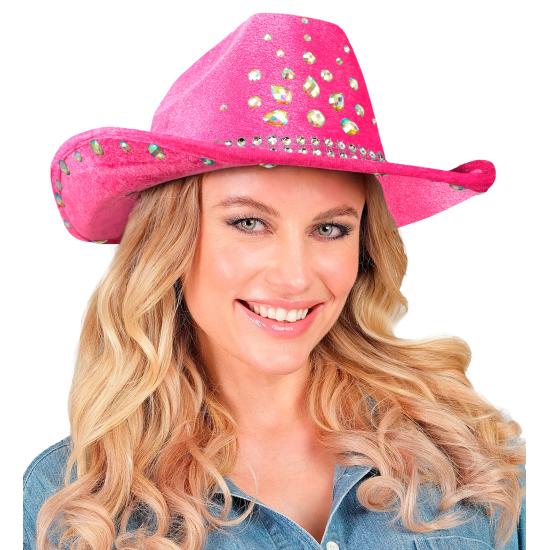 Sombrero Cowboy con Brillantes para Fiesta o Disfraz – Adulto Unisex Sombrero Cowboy con Brillantes para Fiesta o Disfraz – Adulto Unisex