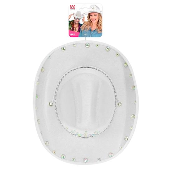 Sombrero Cowboy con Brillantes para Fiesta o Disfraz – Adulto Unisex Sombrero Cowboy con Brillantes para Fiesta o Disfraz – Adulto Unisex