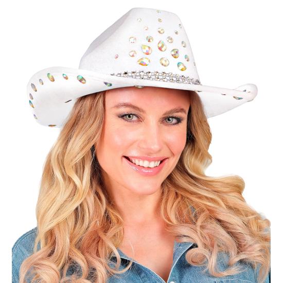 Sombrero Cowboy con Brillantes para Fiesta o Disfraz – Adulto Unisex Sombrero Cowboy con Brillantes para Fiesta o Disfraz – Adulto Unisex