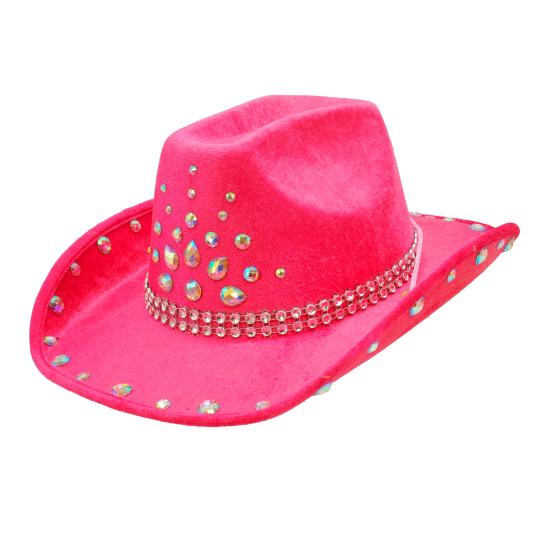 Sombrero Cowboy con Brillantes para Fiesta o Disfraz – Adulto Unisex Sombrero Cowboy con Brillantes para Fiesta o Disfraz – Adulto Unisex