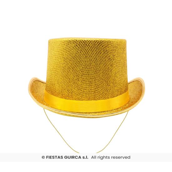 Sombrero de Copa Brillante – Dorado o Plateado (Adulto) Sombrero de Copa Brillante – Dorado o Plateado (Adulto)