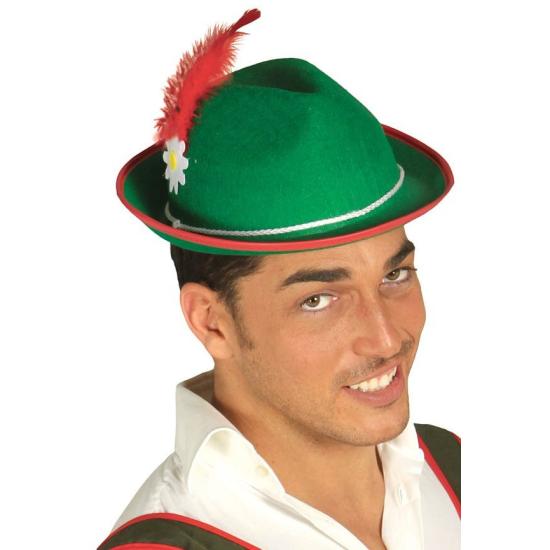 Sombrero de Tirolés con Pluma Oktoberfest Sombrero de Tirolés con Pluma Oktoberfest