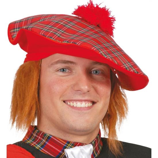 Gorra Escocesa con Pelo. Gorra Escocesa con Pelo.