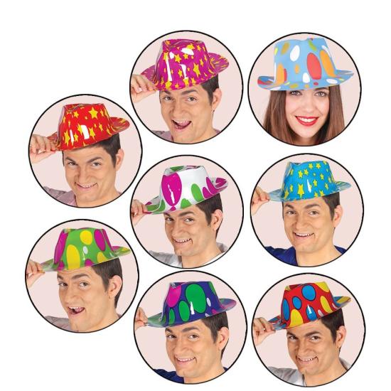 Sombrero Gangster Plático Fiesta Sombrero Gangster Plático Fiesta