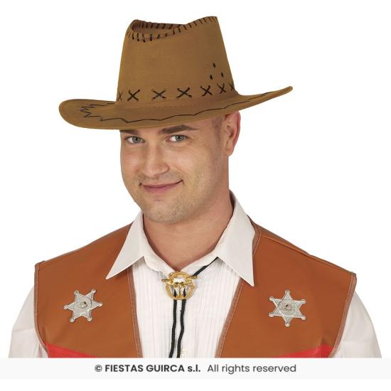 Sombrero Vaquero Agamuzado de color Marrón Sombrero Vaquero Agamuzado de color Marrón