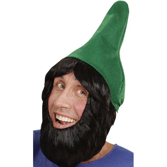 Sombrero Verde Gnomo Peluca y Barba. Sombrero Verde Gnomo Peluca y Barba.