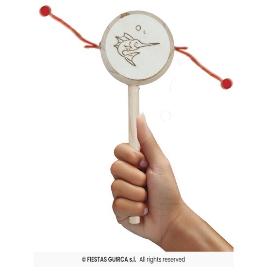 Sonajero Tambor de Madera 20 cm Sonajero Tambor de Madera 20 cm