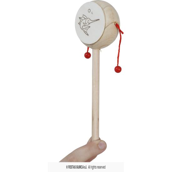 Sonajero Tambor de Madera 20 cm Sonajero Tambor de Madera 20 cm