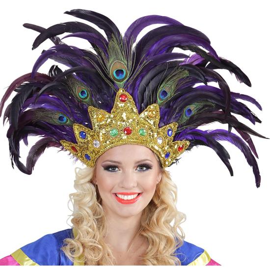 Tocado de Plumas Salvador Show Morado Tocado de Plumas Salvador Show Morado