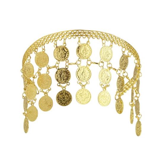 Tocado Monedas Doradas para Personajes. Tocado Monedas Doradas para Personajes.