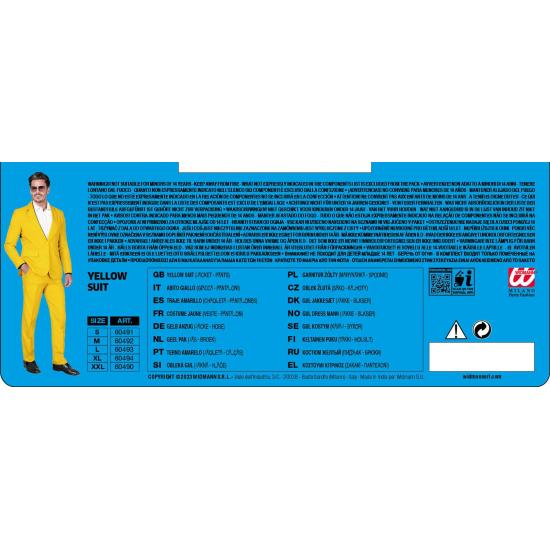 Traje de Color para Hombre, Chaqueta y pantalón, Showman, Disco Fever, Fiesta temática Casino Traje de Color para Hombre, Chaqueta y pantalón, Showman, Disco Fever, Fiesta temática Casino