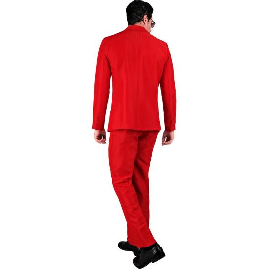 Traje de Color para Hombre, Chaqueta y pantalón, Showman, Disco Fever, Fiesta temática Casino Traje de Color para Hombre, Chaqueta y pantalón, Showman, Disco Fever, Fiesta temática Casino