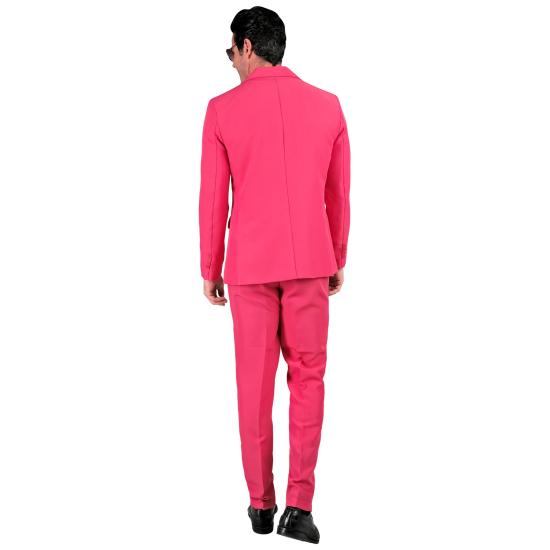 Traje de Color para Hombre, Chaqueta y pantalón, Showman, Disco Fever, Fiesta temática Casino Traje de Color para Hombre, Chaqueta y pantalón, Showman, Disco Fever, Fiesta temática Casino