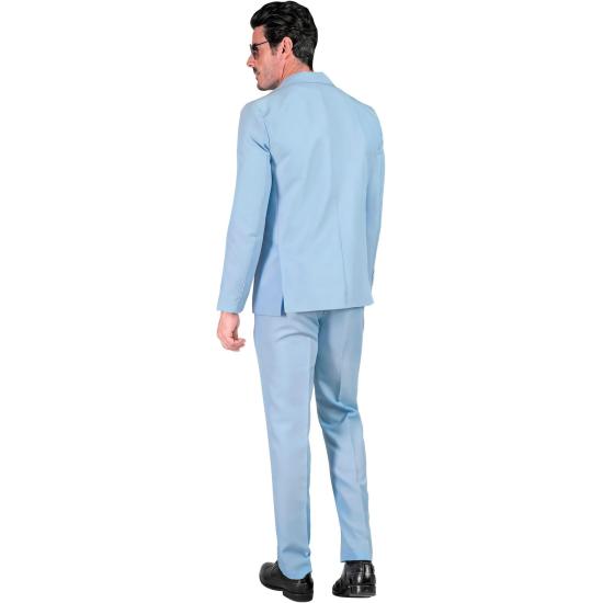 Traje de Color para Hombre, Chaqueta y pantalón, Showman, Disco Fever, Fiesta temática Casino Traje de Color para Hombre, Chaqueta y pantalón, Showman, Disco Fever, Fiesta temática Casino