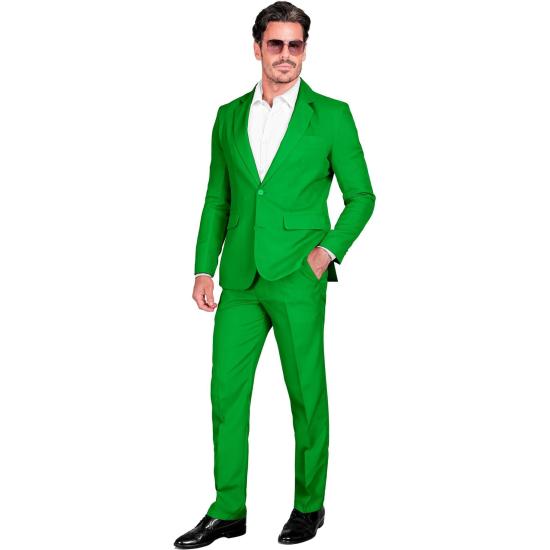 Traje de Color para Hombre, Chaqueta y pantalón, Showman, Disco Fever, Fiesta temática Casino