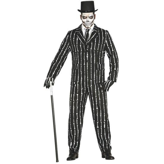 Traje de huesos de esqueleto  hombre Traje de huesos de esqueleto  hombre