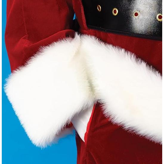 Traje de Papá Noel de terciopelo ultrafino Traje de Papá Noel de terciopelo ultrafino
