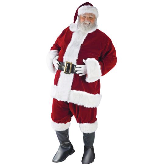 Traje de Papá Noel de terciopelo ultrafino Traje de Papá Noel de terciopelo ultrafino