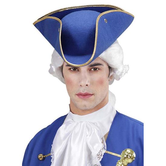 Tricornio Azul de Época Tricornio Azul de Época