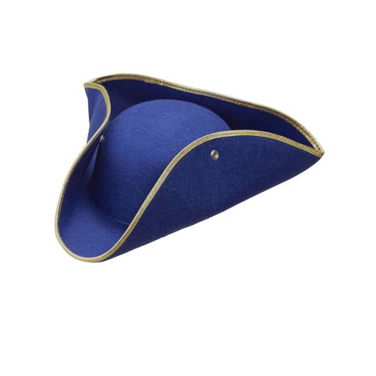 Tricornio Azul de Época Tricornio Azul de Época