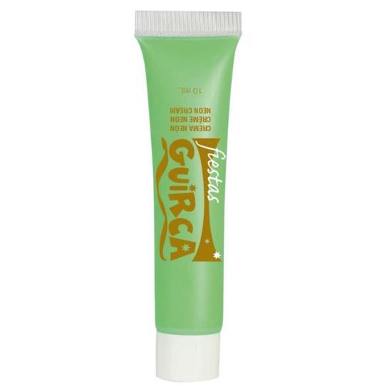 Tubo maquillaje Verde neón 10 ml Tubo maquillaje Verde neón 10 ml