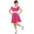 Vestido  de los Años 50 Rosa para adulta