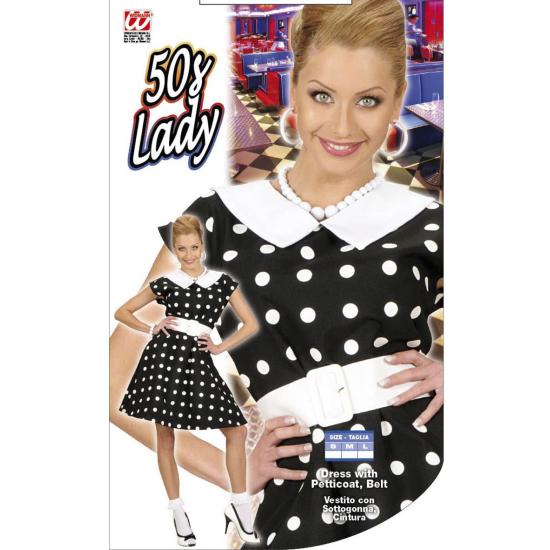 Vestido  Años 50 Negro para adulta Vestido  Años 50 Negro para adulta