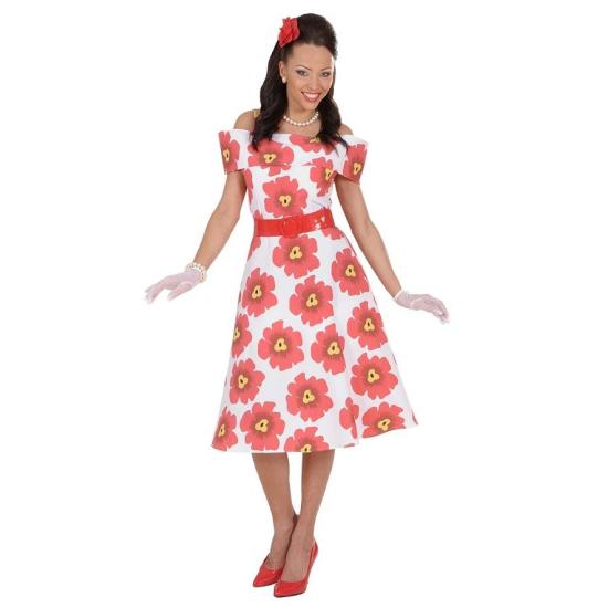 Disfraz años 50 Floreado talla M Disfraz años 50 Floreado talla M