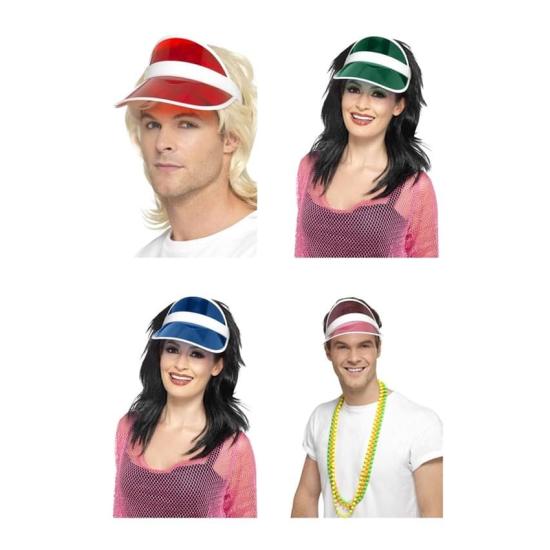 Visera de los Años 80 adultos Visera de los Años 80 adultos
